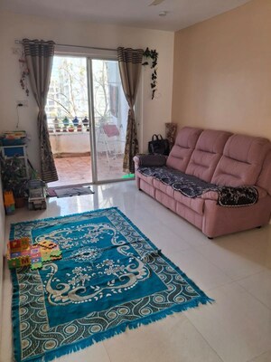 Living Room in 2 BHK Apartment at Runwal Savoir Faire, Baner – for Rent