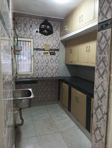Kitchen in 2 BHK Builder Floor at Malviya Nagar – for Rent