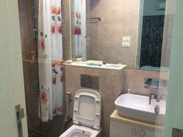 Bathroom in 2 BHK Apartment at Eskay Itus Apartment, Andheri West – for Rent