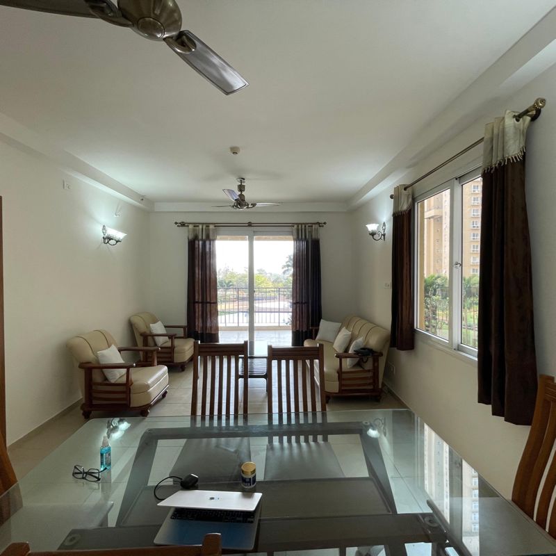 3 BHK + Pooja Room Apartment For Rent in Bhartiya Nikoo Homes