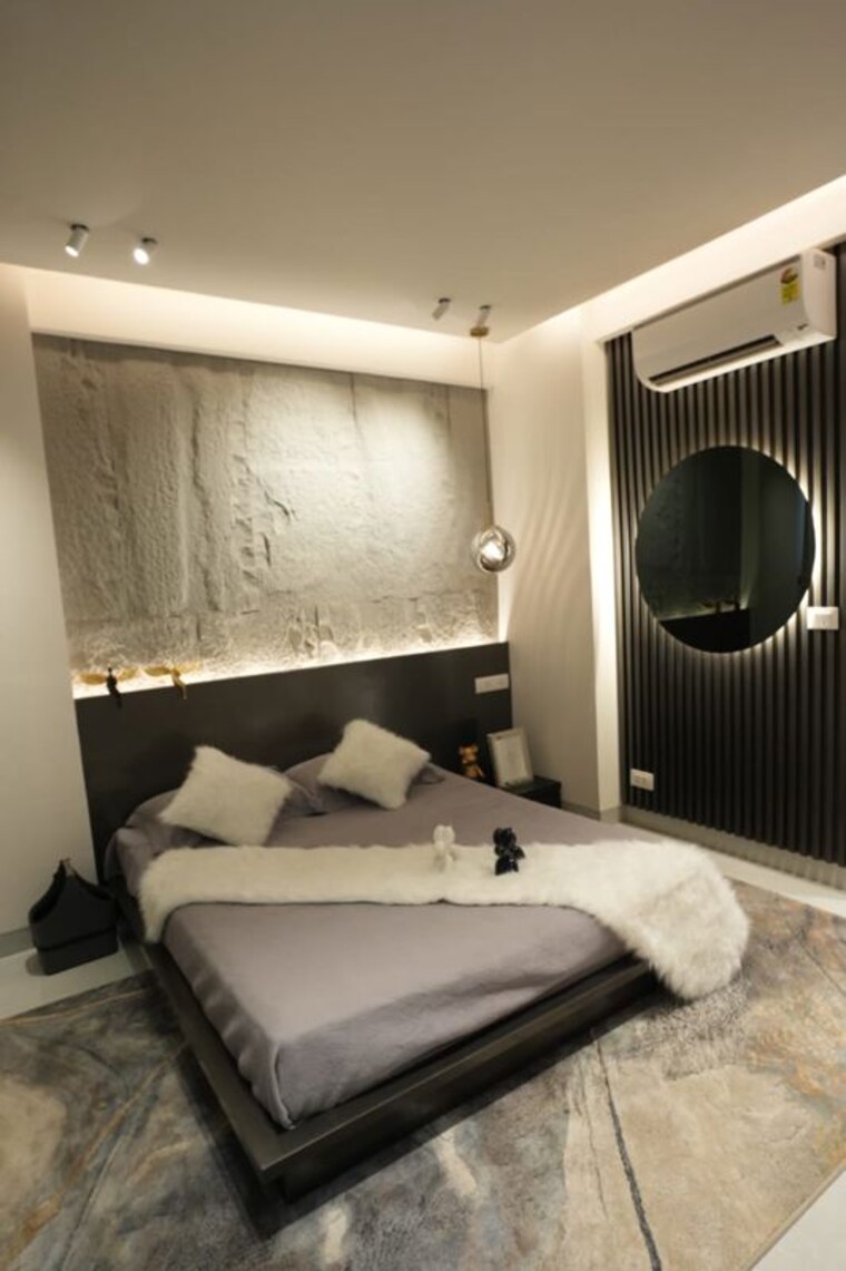 Master Bedroom, maya-green-lotus-utsav 3 Bedroom 2100 Sq.Ft. Apartment In International Airport Road Zirakpur 10036309