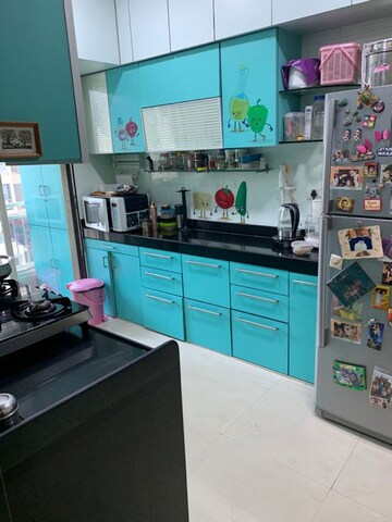 Kitchen in 2 BHK Apartment at Rustomjee OZone, Goregaon West – for Rent