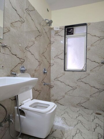 Bathroom in 3 BHK Apartment at Hiranandani Estate, Ghodbunder Road – for Rent