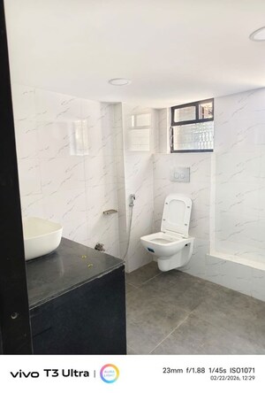 Bathroom in 2 BHK Apartment at Karachi Citizens CHS, Juhu – for Rent