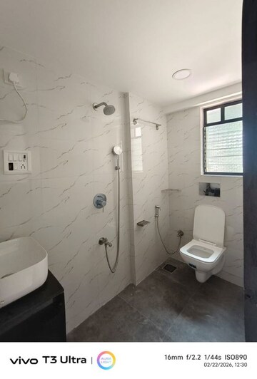 Bathroom in 2 BHK Apartment at Karachi Citizens CHS, Juhu – for Rent