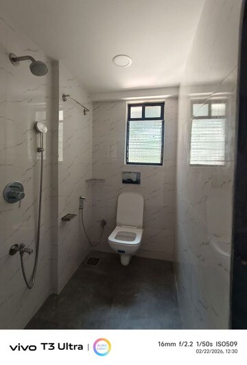 Bathroom in 2 BHK Apartment at Karachi Citizens CHS, Juhu – for Rent