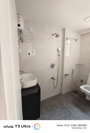 Bathroom in 2 BHK Apartment at Karachi Citizens CHS, Juhu – for Rent