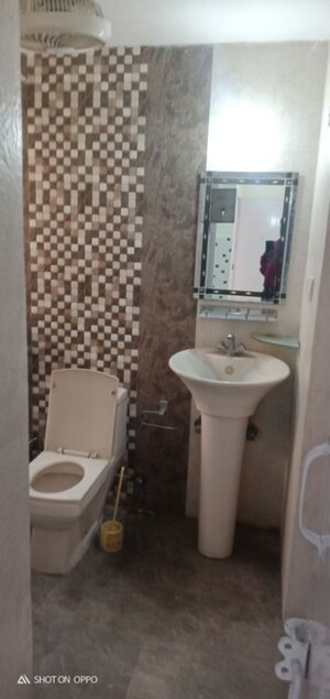 Bathroom in 3.5 BHK Apartment at Vasant Kunj – for Rent