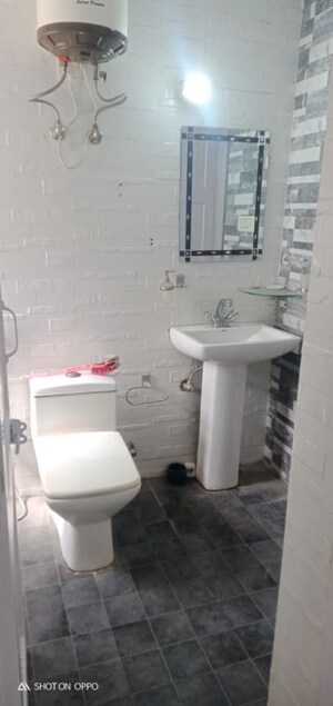 Bathroom in 3.5 BHK Apartment at Vasant Kunj – for Rent