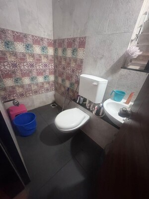 Bathroom in 2 BHK Apartment at Kishor Platinum Towers, Wakad – for Rent