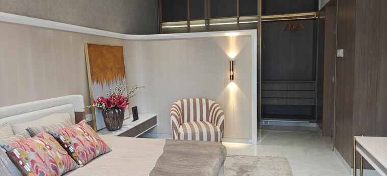 Living Room, bhandari-54-flores-drive 3 Bedroom 1458 Sq.Ft. Apartment In Hadapsar Pune 10036559