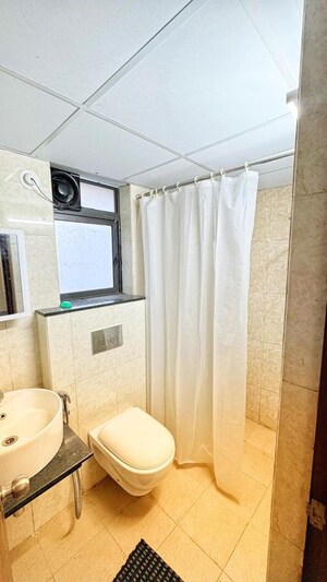 Bathroom in 3 BHK Apartment at Shapoorji Pallonji Vahana Yahavi Phase 1, Bavdhan – for Rent