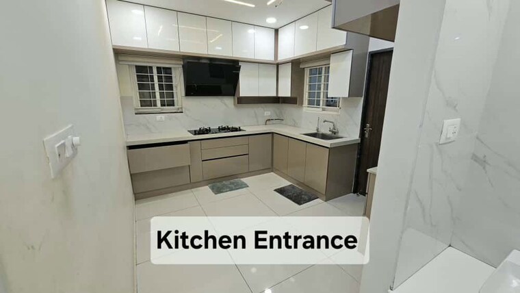 Kitchen, my-home-tridasa 3 Bedroom 1840 Sq.Ft. Apartment In Tellapur Hyderabad 9939301