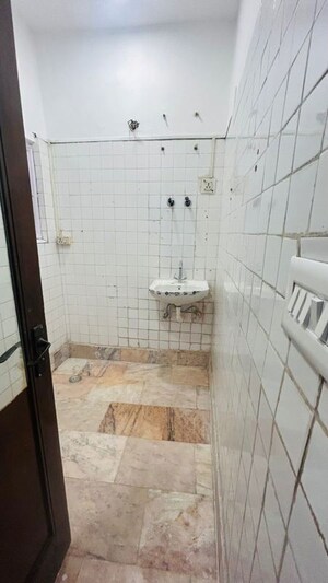 Bathroom in 2 BHK Builder Floor at Malviya Nagar – for Rent