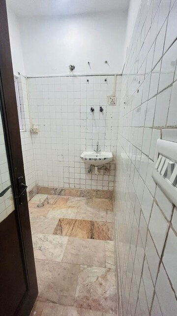 Bathroom in 2 BHK Builder Floor at Malviya Nagar – for Rent