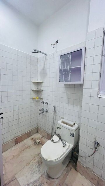 Bathroom in 2 BHK Builder Floor at Malviya Nagar – for Rent