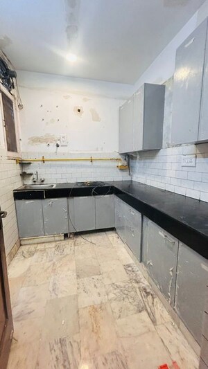 Kitchen in 2 BHK Builder Floor at Malviya Nagar – for Rent