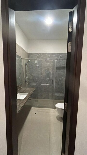 Bathroom in 4 BHK Villa at Adarsh Palm Acres, Huttanahalli – for Rent