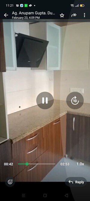 Kitchen in 2 BHK Apartment at Rizvi Oak, Malad East – for Rent