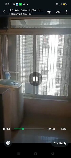 Bathroom in 2 BHK Apartment at Rizvi Oak, Malad East – for Rent