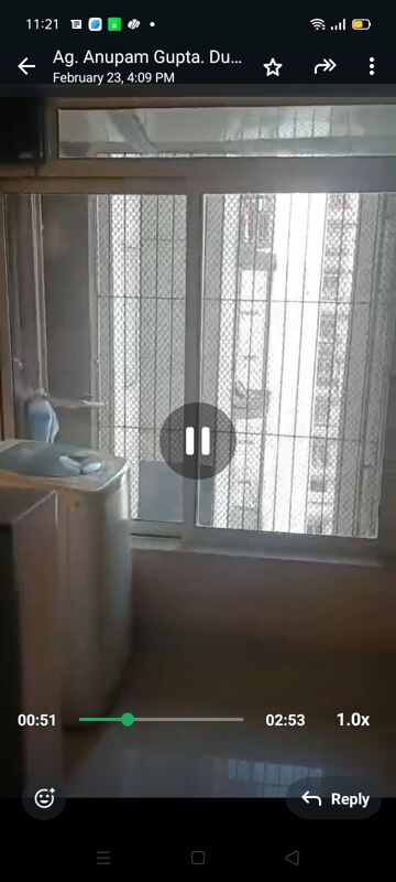 Bathroom in 2 BHK Apartment at Rizvi Oak, Malad East – for Rent