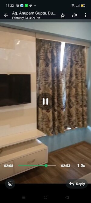 Bedroom in 2 BHK Apartment at Rizvi Oak, Malad East – for Rent