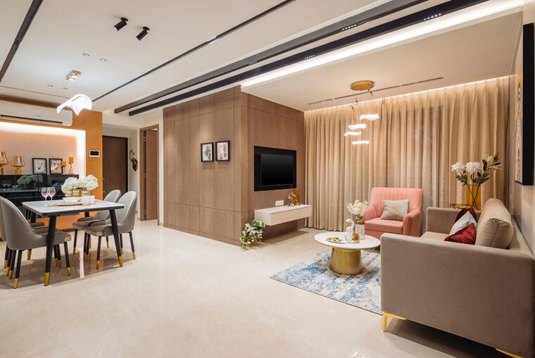 Living Room, choice-goodwill-verve 3 Bedroom 1100 Sq.Ft. Apartment In Keshav Nagar Pune 10036678