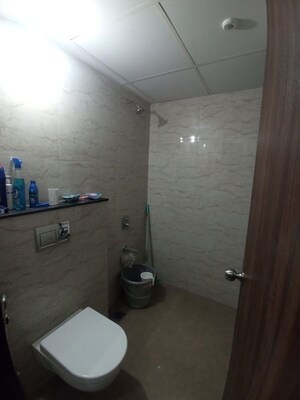 Bathroom in 2 BHK Apartment at Shapoorji Pallonji Sensorium Auris, Hinjewadi – for Rent
