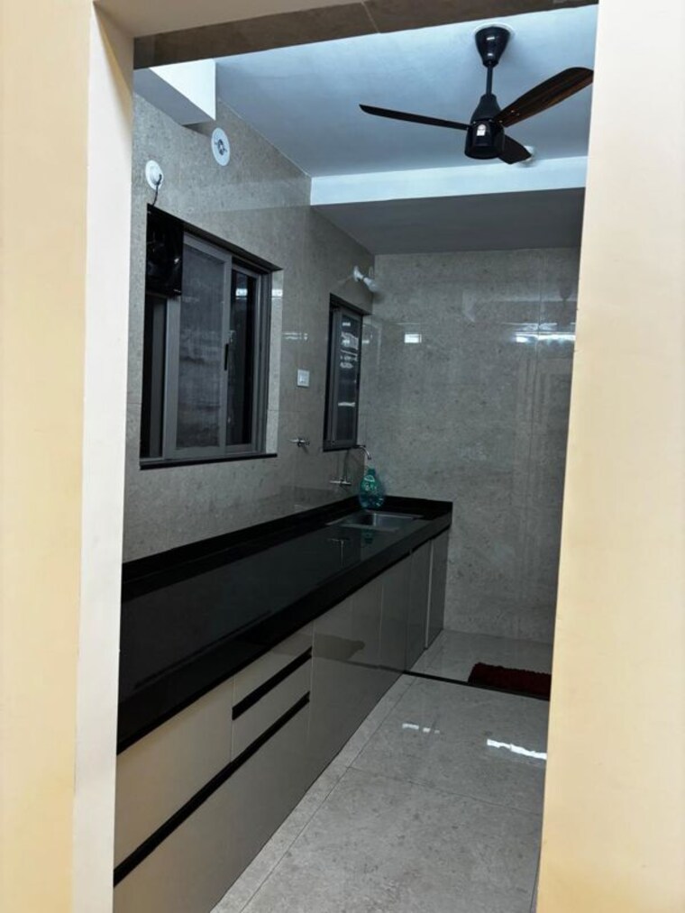 Kitchen, vj-yashwin-nuovo-centro 3 Bedroom 975 Sq.Ft. Apartment In Wakad Pune 10036808