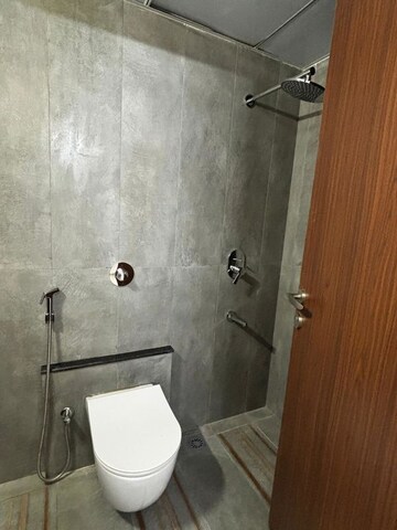Bathroom in 3 BHK Apartment at VJ Yashwin Nuovo Centro, Wakad – for Rent