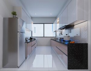 Kitchen in 3 BHK Apartment at Kumar Purab, Hadapsar – for Sale