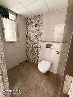Bathroom in 3 BHK Apartment at Kolte Patil Western Avenue, Wakad – for Rent
