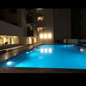 Kitchen in 2 BHK Apartment at Goyal Footprints, Thanisandra Main Road – for Rent