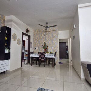 Building Lobby in 2 BHK Apartment at Goyal Footprints, Thanisandra Main Road – for Rent