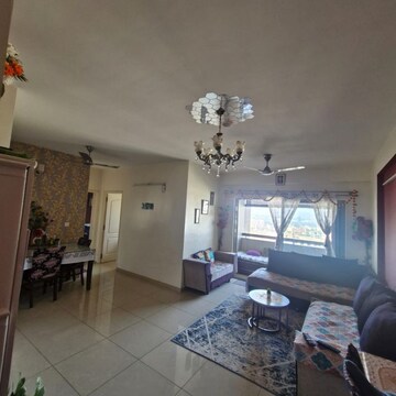 Living Room in 2 BHK Apartment at Goyal Footprints, Thanisandra Main Road – for Rent