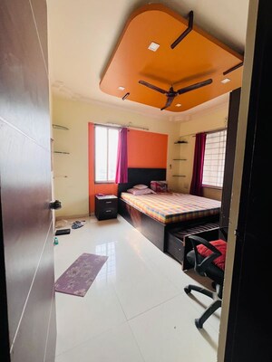 Master Bedroom in 2 BHK Apartment at Vardhaman Heights, Rahatani – for Sale