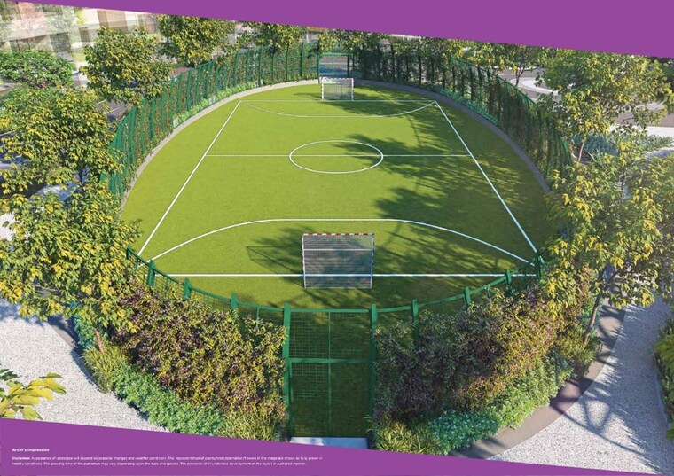 Garden, shapoorji-pallonji-joyville-celestia 3 Bedroom 936 Sq.Ft. Apartment In Hadapsar Pune 10036833