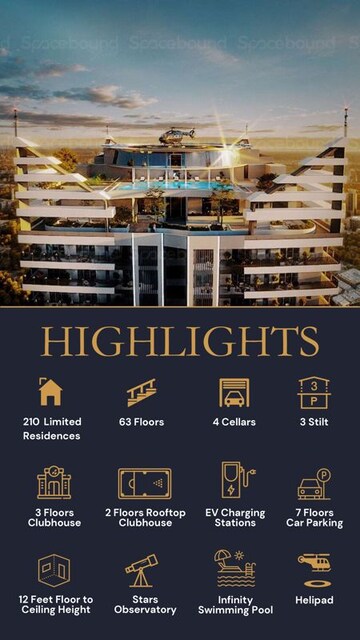 4 BHK Apartment – Exterior View View at Elegantea Skyven, Kokapet - for Sale