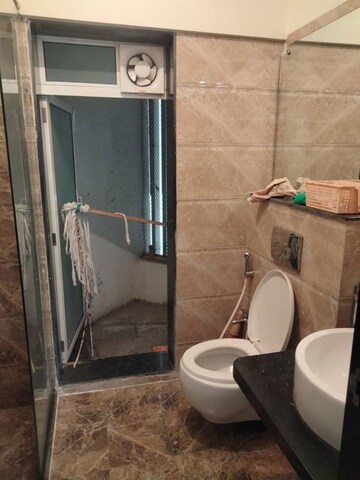 Bathroom in 2 BHK Apartment at Lokhandwala Octacrest, Kandivali East – for Rent
