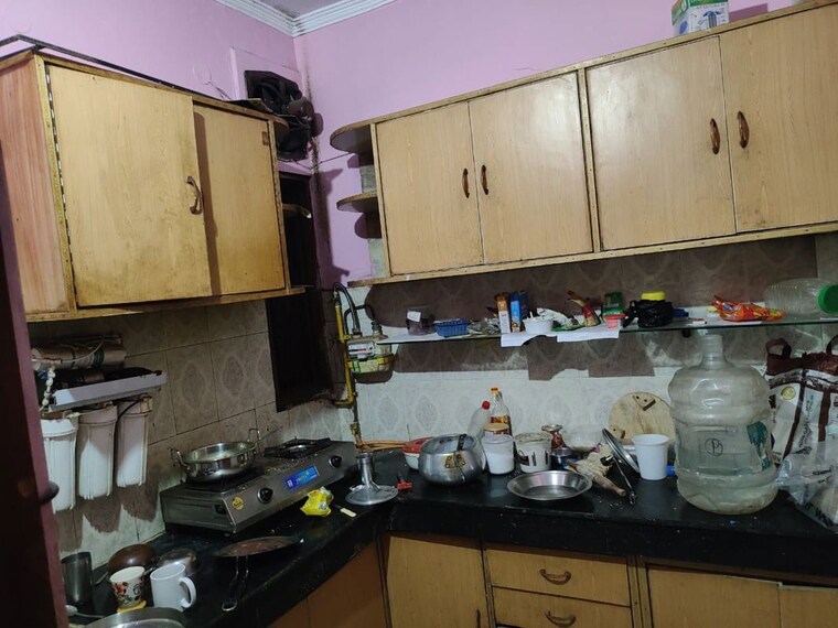 Kitchen, west patel nagar 1 Bedroom 649 Sq.Ft. Builder Floor In West Patel Nagar Delhi 10036970