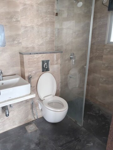 Bathroom in 2 BHK Apartment at Pharande Puneville, Punawale – for Rent