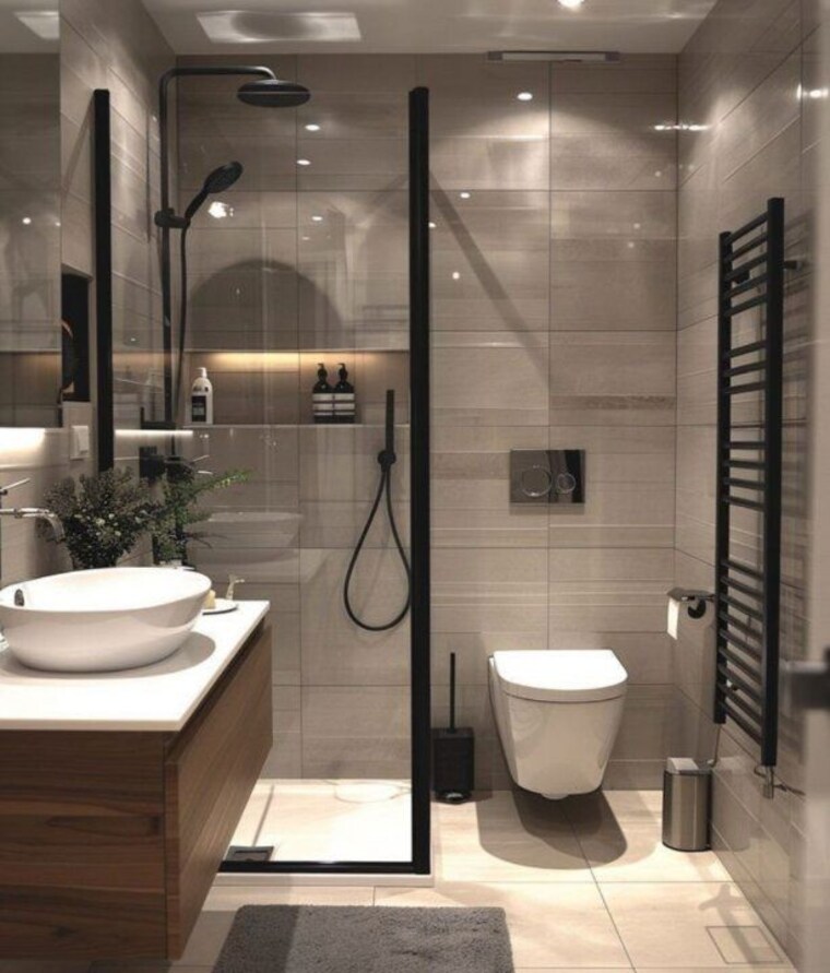 Bathroom, ck-classic 4 Bedroom 1200 Sq.Ft. Villa In Jigani Bangalore 10037074