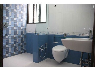 Bathroom in 3 BHK Apartment at Parmar Avienus, Sopan Baug – for Rent