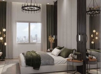 2 BHK + Study Room 806 Sq.Ft. Apartment in Rustomjee Vista Bay