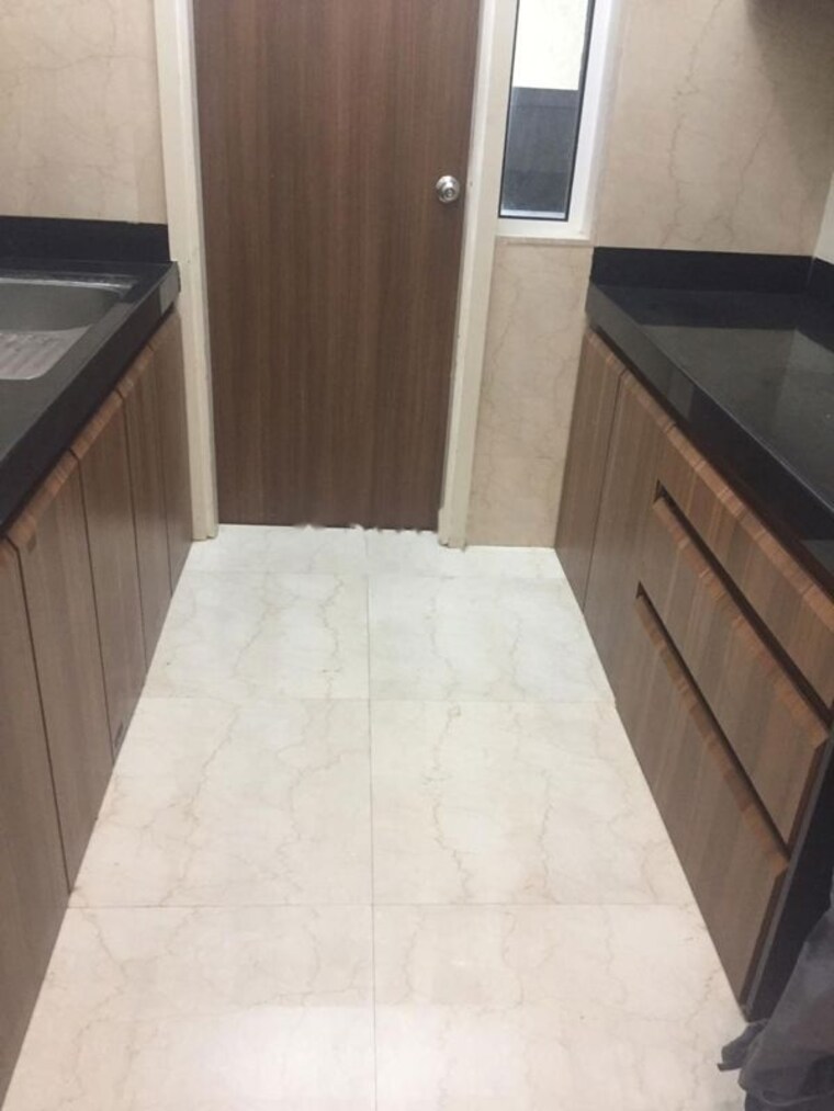 Kitchen, lnt-crescent-bay-t3 2 Bedroom 800 Sq.Ft. Apartment In Parel Mumbai 10037576