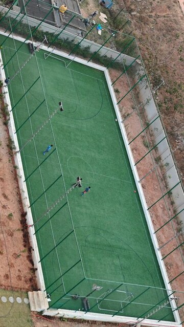 Balcony in 3 BHK Apartment at Habitat Aura, Bannerghatta Road – for Rent