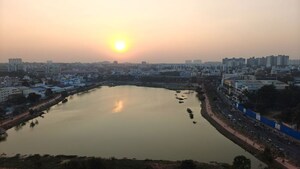 Swimming Pool in 3 BHK Apartment at Habitat Aura, Bannerghatta Road – for Rent