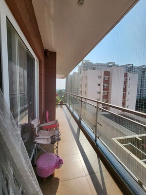 Balcony in 3 BHK Apartment at Vajram Tiara, Yelahanka – for Sale