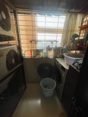 Laundry Area in 2.5 BHK Apartment at Raheja Acropolis, Deonar – for Rent