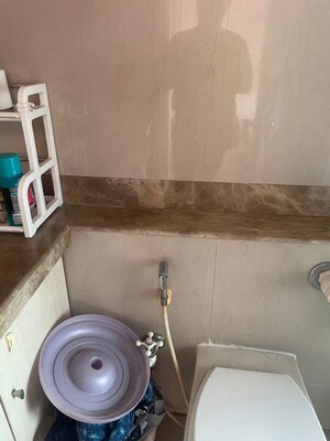 Bathroom in 2.5 BHK Apartment at Raheja Acropolis, Deonar – for Rent
